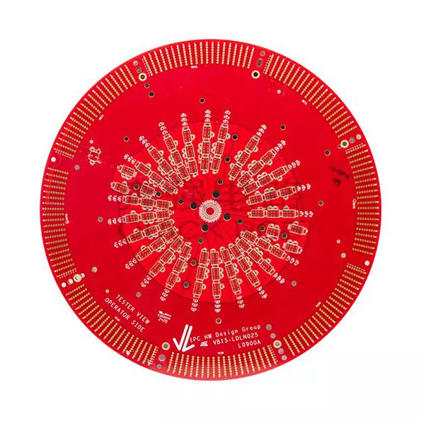 Halvleder test PCB